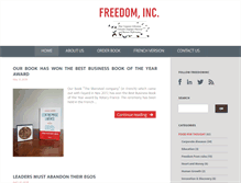 Tablet Screenshot of freedomincbook.com